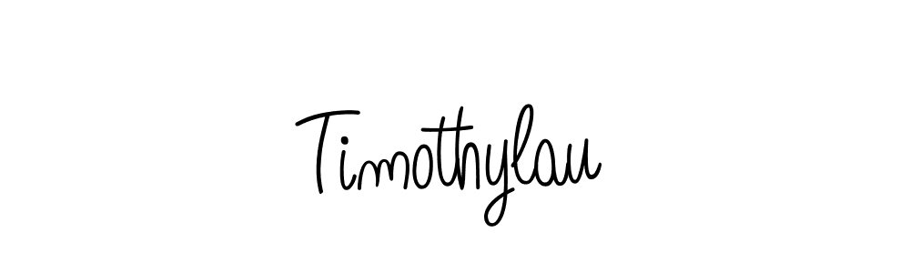 Timothylau stylish signature style. Best Handwritten Sign (Angelique-Rose-font-FFP) for my name. Handwritten Signature Collection Ideas for my name Timothylau. Timothylau signature style 5 images and pictures png