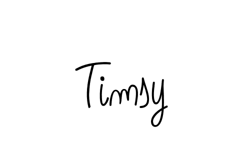 You should practise on your own different ways (Angelique-Rose-font-FFP) to write your name (Timsy) in signature. don't let someone else do it for you. Timsy signature style 5 images and pictures png