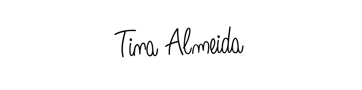 Angelique-Rose-font-FFP is a professional signature style that is perfect for those who want to add a touch of class to their signature. It is also a great choice for those who want to make their signature more unique. Get Tina Almeida name to fancy signature for free. Tina Almeida signature style 5 images and pictures png