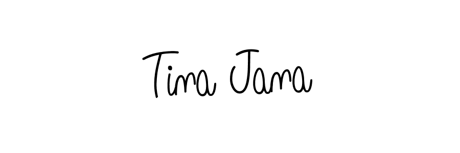 How to Draw Tina Jana signature style? Angelique-Rose-font-FFP is a latest design signature styles for name Tina Jana. Tina Jana signature style 5 images and pictures png