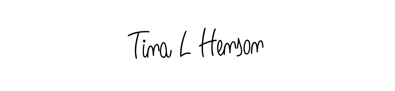 Make a beautiful signature design for name Tina L Henson. Use this online signature maker to create a handwritten signature for free. Tina L Henson signature style 5 images and pictures png