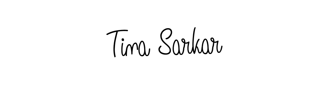 Use a signature maker to create a handwritten signature online. With this signature software, you can design (Angelique-Rose-font-FFP) your own signature for name Tina Sarkar. Tina Sarkar signature style 5 images and pictures png