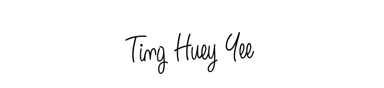 How to make Ting Huey Yee signature? Angelique-Rose-font-FFP is a professional autograph style. Create handwritten signature for Ting Huey Yee name. Ting Huey Yee signature style 5 images and pictures png