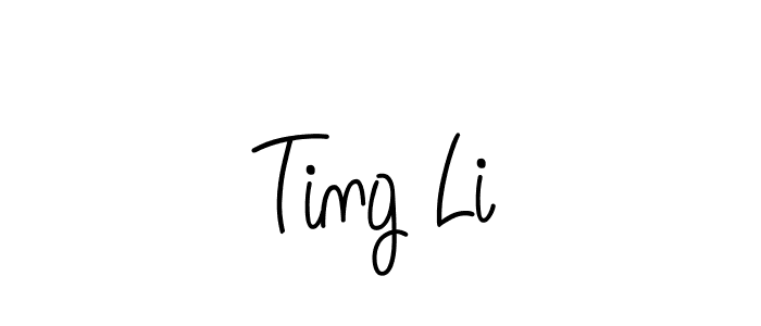 Once you've used our free online signature maker to create your best signature Angelique-Rose-font-FFP style, it's time to enjoy all of the benefits that Ting Li name signing documents. Ting Li signature style 5 images and pictures png