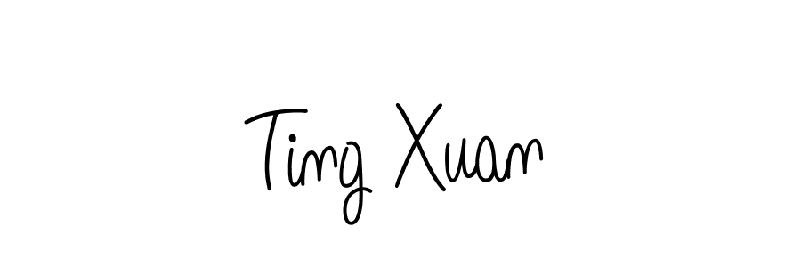 How to Draw Ting Xuan signature style? Angelique-Rose-font-FFP is a latest design signature styles for name Ting Xuan. Ting Xuan signature style 5 images and pictures png