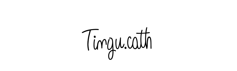 Make a beautiful signature design for name Tingu.cath. With this signature (Angelique-Rose-font-FFP) style, you can create a handwritten signature for free. Tingu.cath signature style 5 images and pictures png