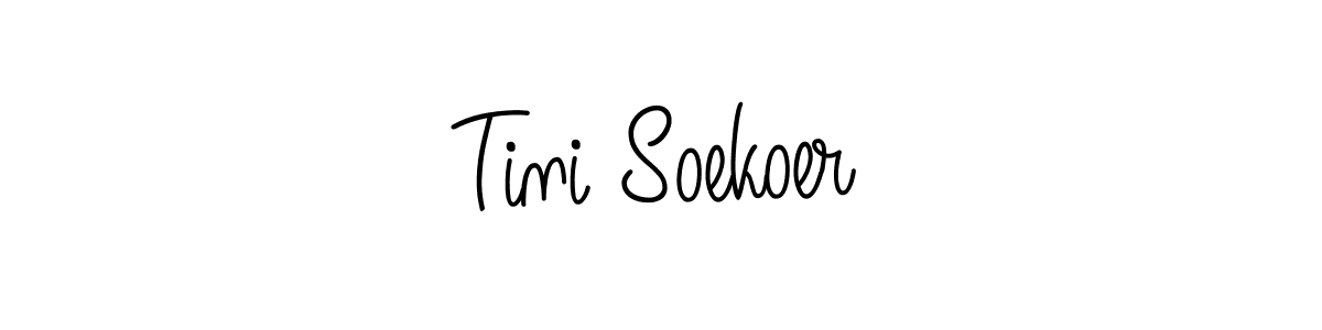 It looks lik you need a new signature style for name Tini Soekoer. Design unique handwritten (Angelique-Rose-font-FFP) signature with our free signature maker in just a few clicks. Tini Soekoer signature style 5 images and pictures png