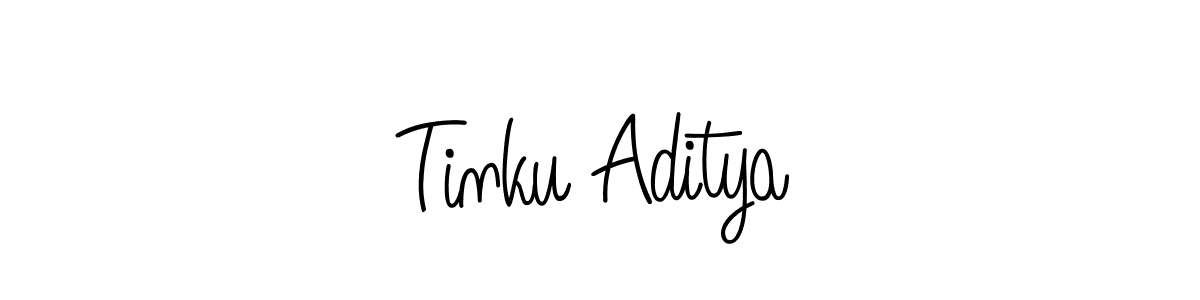 It looks lik you need a new signature style for name Tinku Aditya. Design unique handwritten (Angelique-Rose-font-FFP) signature with our free signature maker in just a few clicks. Tinku Aditya signature style 5 images and pictures png