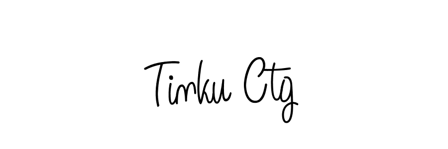 Tinku Ctg stylish signature style. Best Handwritten Sign (Angelique-Rose-font-FFP) for my name. Handwritten Signature Collection Ideas for my name Tinku Ctg. Tinku Ctg signature style 5 images and pictures png