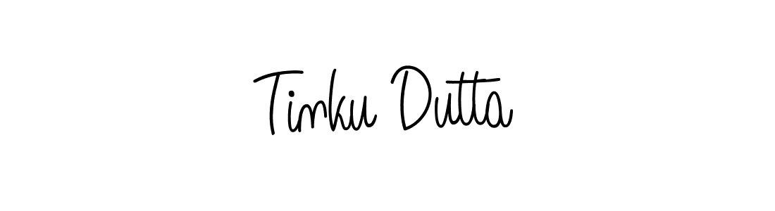 Create a beautiful signature design for name Tinku Dutta. With this signature (Angelique-Rose-font-FFP) fonts, you can make a handwritten signature for free. Tinku Dutta signature style 5 images and pictures png