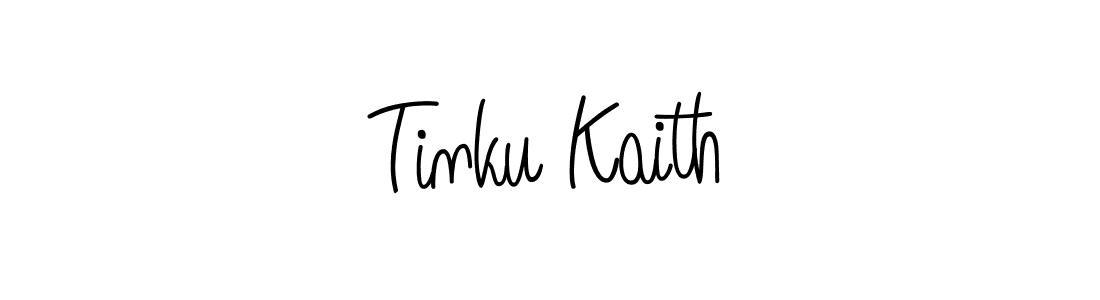 Create a beautiful signature design for name Tinku Kaith. With this signature (Angelique-Rose-font-FFP) fonts, you can make a handwritten signature for free. Tinku Kaith signature style 5 images and pictures png