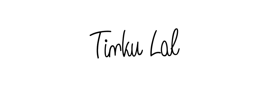 You should practise on your own different ways (Angelique-Rose-font-FFP) to write your name (Tinku Lal) in signature. don't let someone else do it for you. Tinku Lal signature style 5 images and pictures png