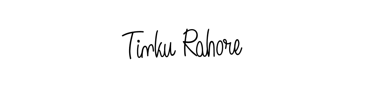 Also we have Tinku Rahore name is the best signature style. Create professional handwritten signature collection using Angelique-Rose-font-FFP autograph style. Tinku Rahore signature style 5 images and pictures png