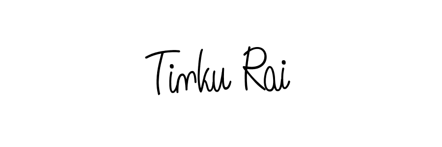 How to make Tinku Rai name signature. Use Angelique-Rose-font-FFP style for creating short signs online. This is the latest handwritten sign. Tinku Rai signature style 5 images and pictures png