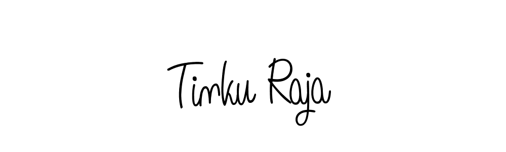 Create a beautiful signature design for name Tinku Raja. With this signature (Angelique-Rose-font-FFP) fonts, you can make a handwritten signature for free. Tinku Raja signature style 5 images and pictures png