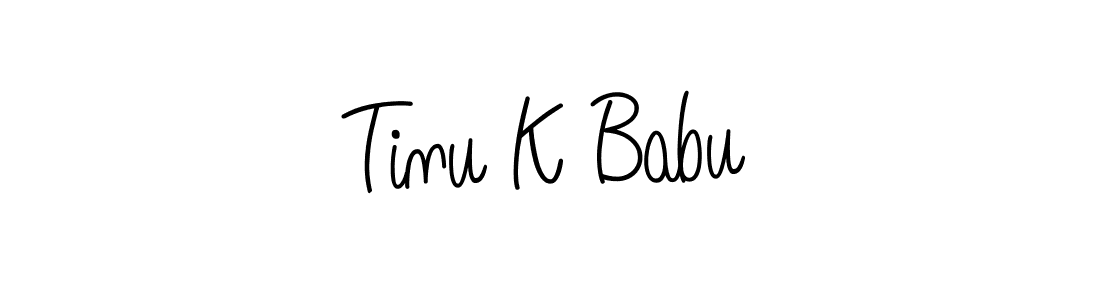 Best and Professional Signature Style for Tinu K Babu. Angelique-Rose-font-FFP Best Signature Style Collection. Tinu K Babu signature style 5 images and pictures png