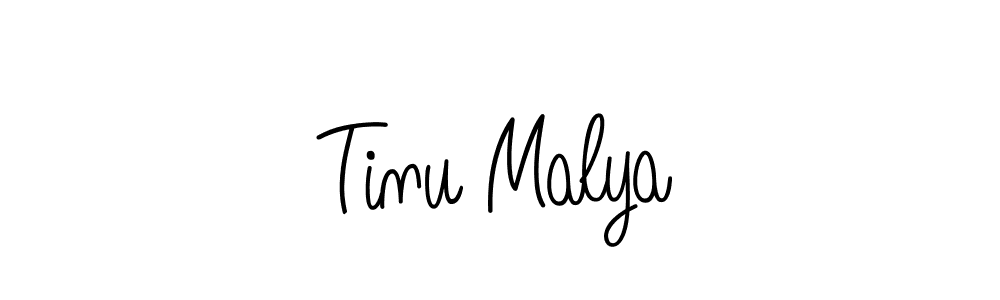 Similarly Angelique-Rose-font-FFP is the best handwritten signature design. Signature creator online .You can use it as an online autograph creator for name Tinu Malya. Tinu Malya signature style 5 images and pictures png