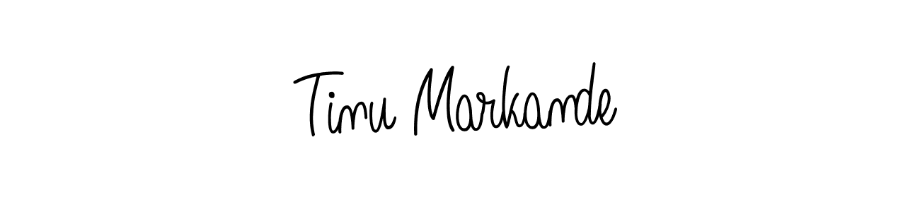 Make a short Tinu Markande signature style. Manage your documents anywhere anytime using Angelique-Rose-font-FFP. Create and add eSignatures, submit forms, share and send files easily. Tinu Markande signature style 5 images and pictures png