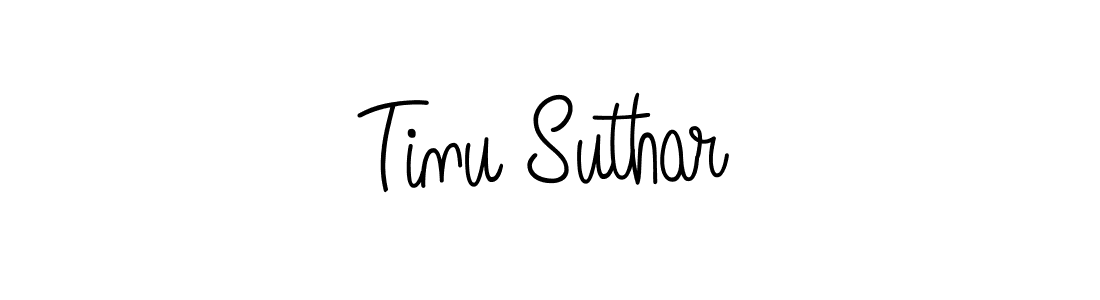 Make a beautiful signature design for name Tinu Suthar. Use this online signature maker to create a handwritten signature for free. Tinu Suthar signature style 5 images and pictures png