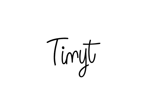 Make a beautiful signature design for name Tinyt. Use this online signature maker to create a handwritten signature for free. Tinyt signature style 5 images and pictures png