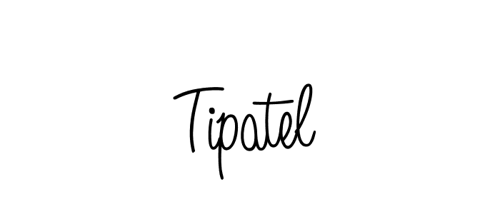 Tipatel stylish signature style. Best Handwritten Sign (Angelique-Rose-font-FFP) for my name. Handwritten Signature Collection Ideas for my name Tipatel. Tipatel signature style 5 images and pictures png