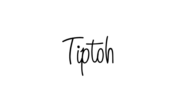 How to make Tiptoh signature? Angelique-Rose-font-FFP is a professional autograph style. Create handwritten signature for Tiptoh name. Tiptoh signature style 5 images and pictures png