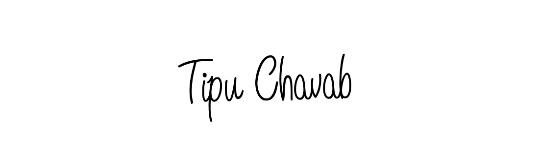 How to Draw Tipu Chavab signature style? Angelique-Rose-font-FFP is a latest design signature styles for name Tipu Chavab. Tipu Chavab signature style 5 images and pictures png