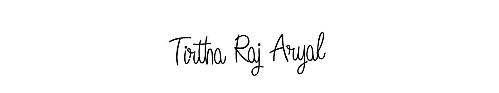 How to Draw Tirtha Raj Aryal signature style? Angelique-Rose-font-FFP is a latest design signature styles for name Tirtha Raj Aryal. Tirtha Raj Aryal signature style 5 images and pictures png