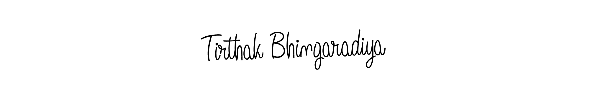 Also You can easily find your signature by using the search form. We will create Tirthak Bhingaradiya name handwritten signature images for you free of cost using Angelique-Rose-font-FFP sign style. Tirthak Bhingaradiya signature style 5 images and pictures png