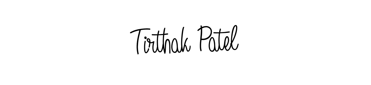 You can use this online signature creator to create a handwritten signature for the name Tirthak Patel. This is the best online autograph maker. Tirthak Patel signature style 5 images and pictures png