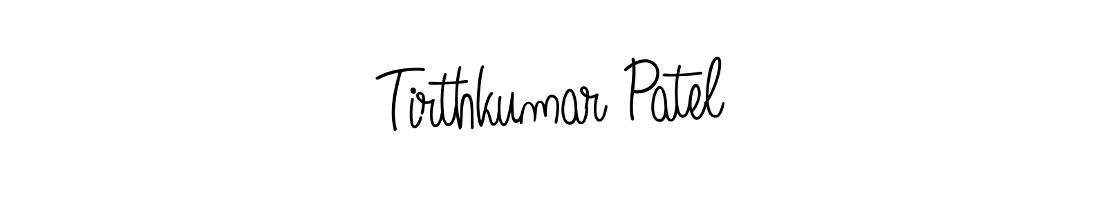 How to Draw Tirthkumar Patel signature style? Angelique-Rose-font-FFP is a latest design signature styles for name Tirthkumar Patel. Tirthkumar Patel signature style 5 images and pictures png