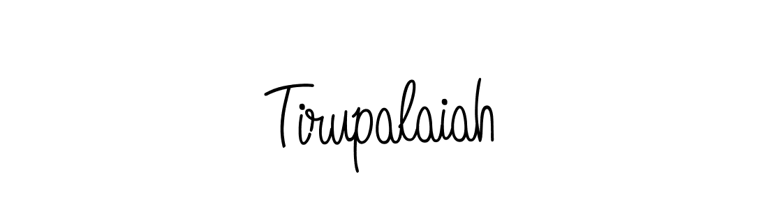 Tirupalaiah stylish signature style. Best Handwritten Sign (Angelique-Rose-font-FFP) for my name. Handwritten Signature Collection Ideas for my name Tirupalaiah. Tirupalaiah signature style 5 images and pictures png