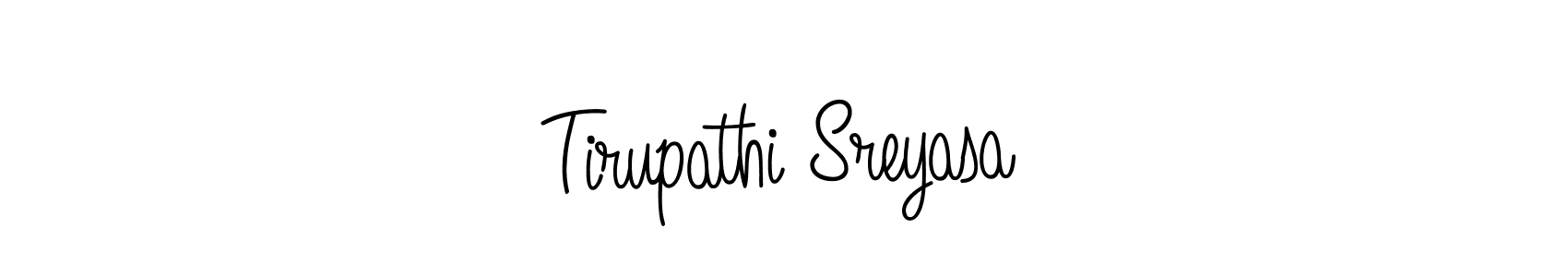 Also You can easily find your signature by using the search form. We will create Tirupathi Sreyasa name handwritten signature images for you free of cost using Angelique-Rose-font-FFP sign style. Tirupathi Sreyasa signature style 5 images and pictures png