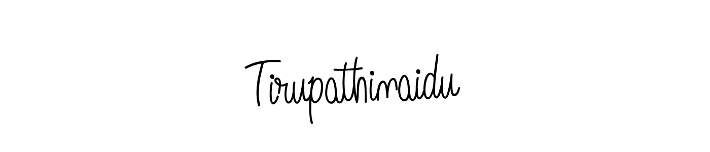 It looks lik you need a new signature style for name Tirupathinaidu. Design unique handwritten (Angelique-Rose-font-FFP) signature with our free signature maker in just a few clicks. Tirupathinaidu signature style 5 images and pictures png