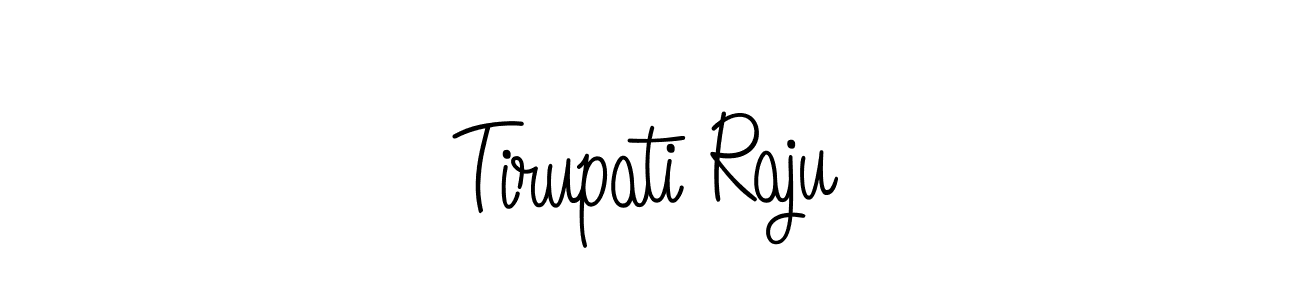 How to make Tirupati Raju signature? Angelique-Rose-font-FFP is a professional autograph style. Create handwritten signature for Tirupati Raju name. Tirupati Raju signature style 5 images and pictures png
