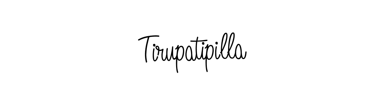 How to Draw Tirupatipilla signature style? Angelique-Rose-font-FFP is a latest design signature styles for name Tirupatipilla. Tirupatipilla signature style 5 images and pictures png