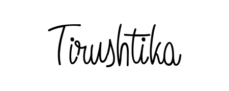The Angelique-Rose-font-FFP font transforms the name Tirushtika into an executive sign with sharp precision and distinguished character. Tirushtika signature style 5 images and pictures png