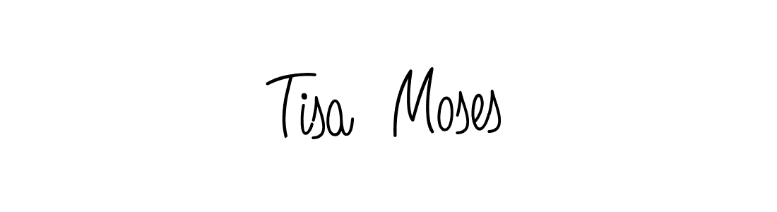 Design your own signature with our free online signature maker. With this signature software, you can create a handwritten (Angelique-Rose-font-FFP) signature for name Tisa  Moses. Tisa  Moses signature style 5 images and pictures png