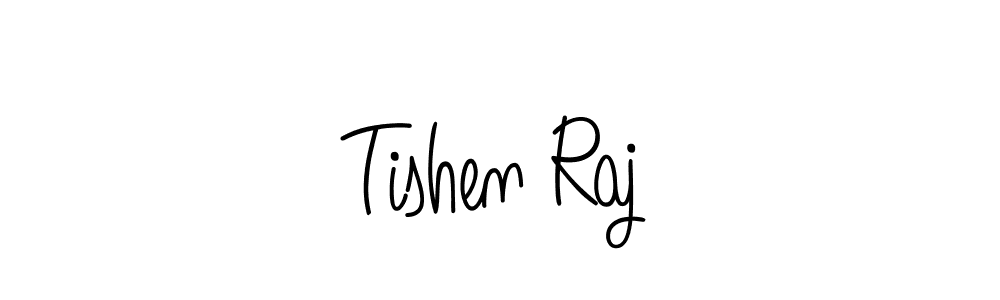 How to make Tishen Raj signature? Angelique-Rose-font-FFP is a professional autograph style. Create handwritten signature for Tishen Raj name. Tishen Raj signature style 5 images and pictures png