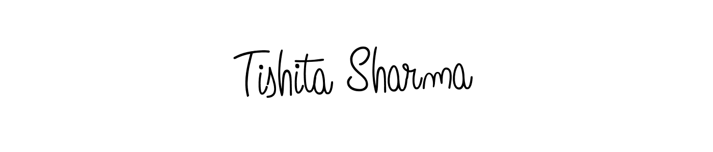 if you are searching for the best signature style for your name Tishita Sharma. so please give up your signature search. here we have designed multiple signature styles  using Angelique-Rose-font-FFP. Tishita Sharma signature style 5 images and pictures png