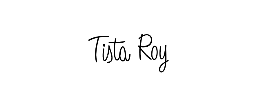 Make a beautiful signature design for name Tista Roy. With this signature (Angelique-Rose-font-FFP) style, you can create a handwritten signature for free. Tista Roy signature style 5 images and pictures png