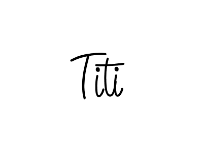 How to make Titi signature? Angelique-Rose-font-FFP is a professional autograph style. Create handwritten signature for Titi name. Titi signature style 5 images and pictures png