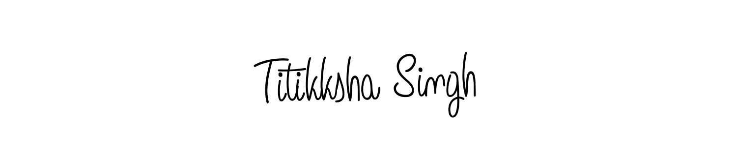 Similarly Angelique-Rose-font-FFP is the best handwritten signature design. Signature creator online .You can use it as an online autograph creator for name Titikksha Singh. Titikksha Singh signature style 5 images and pictures png