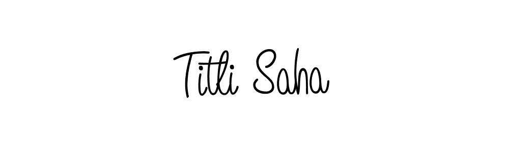 Make a beautiful signature design for name Titli Saha. Use this online signature maker to create a handwritten signature for free. Titli Saha signature style 5 images and pictures png