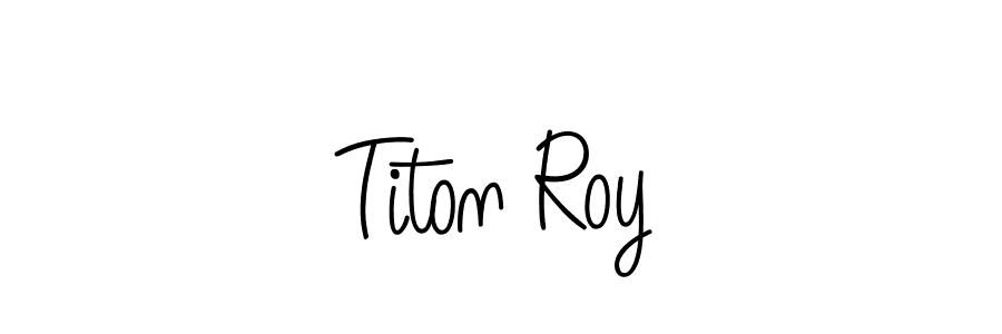 How to Draw Titon Roy signature style? Angelique-Rose-font-FFP is a latest design signature styles for name Titon Roy. Titon Roy signature style 5 images and pictures png