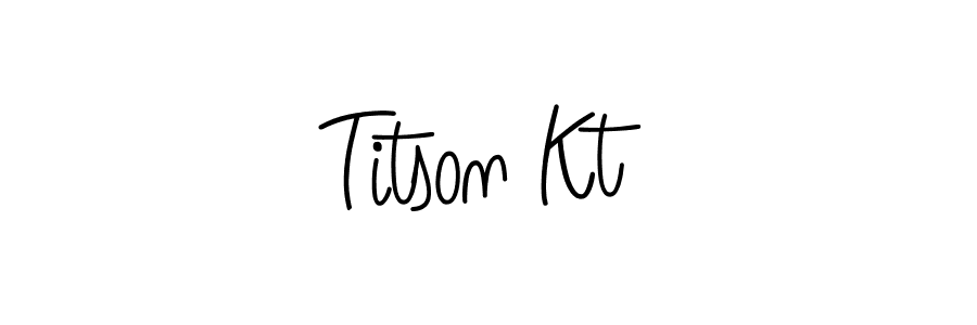 See photos of Titson Kt official signature by Spectra . Check more albums & portfolios. Read reviews & check more about Angelique-Rose-font-FFP font. Titson Kt signature style 5 images and pictures png