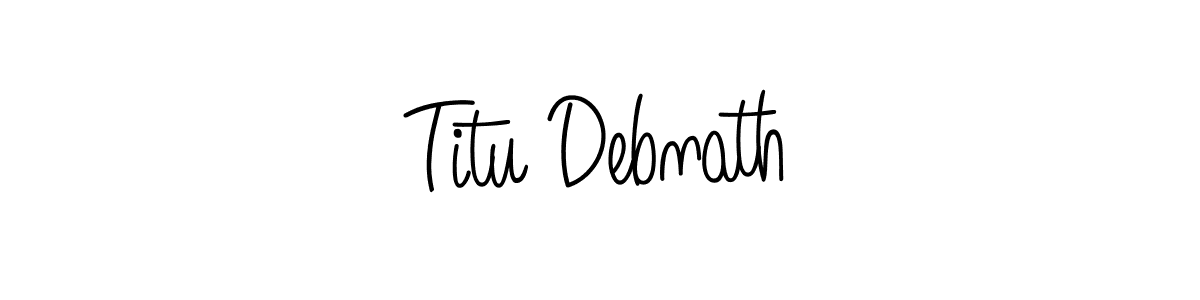 Make a beautiful signature design for name Titu Debnath. Use this online signature maker to create a handwritten signature for free. Titu Debnath signature style 5 images and pictures png