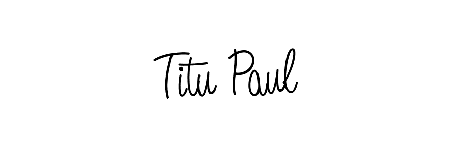 Make a beautiful signature design for name Titu Paul. Use this online signature maker to create a handwritten signature for free. Titu Paul signature style 5 images and pictures png