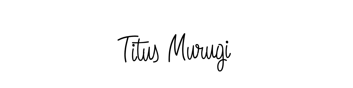 Also we have Titus Murugi name is the best signature style. Create professional handwritten signature collection using Angelique-Rose-font-FFP autograph style. Titus Murugi signature style 5 images and pictures png