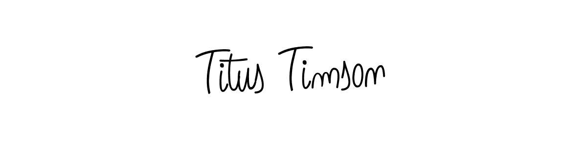 Angelique-Rose-font-FFP is a professional signature style that is perfect for those who want to add a touch of class to their signature. It is also a great choice for those who want to make their signature more unique. Get Titus Timson name to fancy signature for free. Titus Timson signature style 5 images and pictures png